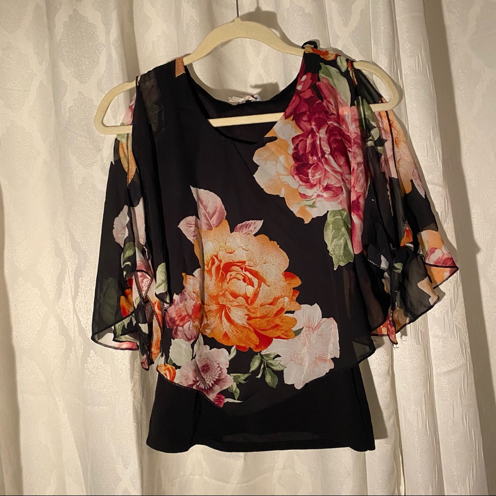 Fashion Magazine Brand Flowy Shirt